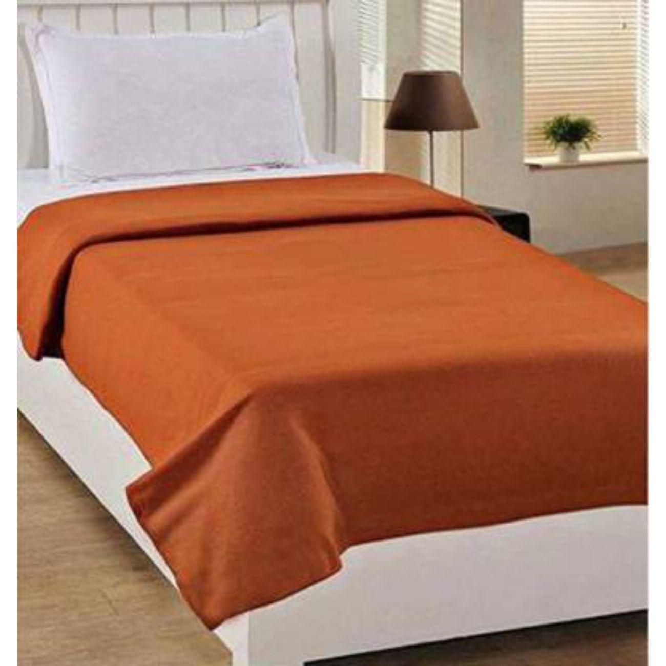 Trendy Solid Double Blanket