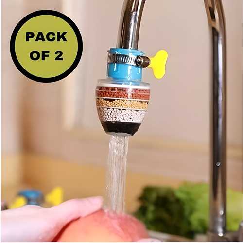 Home Kitchen Faucet Tap Water Clean Purifier Filter(Pack of 2)